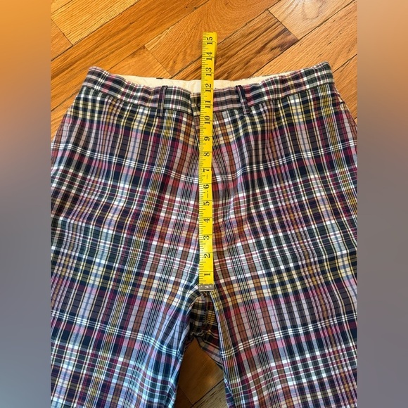 POLO RALPH LAUREN Madras Multicolor Plaid Shorts Men's Size 36 100% Cotton Golf - Picture 10 of 14